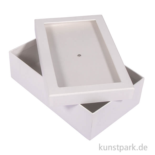 Artikelbild 1 des Artikels “Pappmache Box mit Schütteldeckel, Weiß Größe 20x12,5x7 cm “