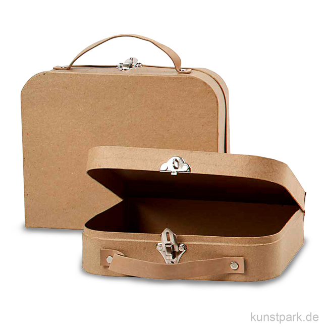 Artikelbild 1 des Artikels “Pappschachtel - Koffer, handgearbeitet, 2 Stück sortiert “