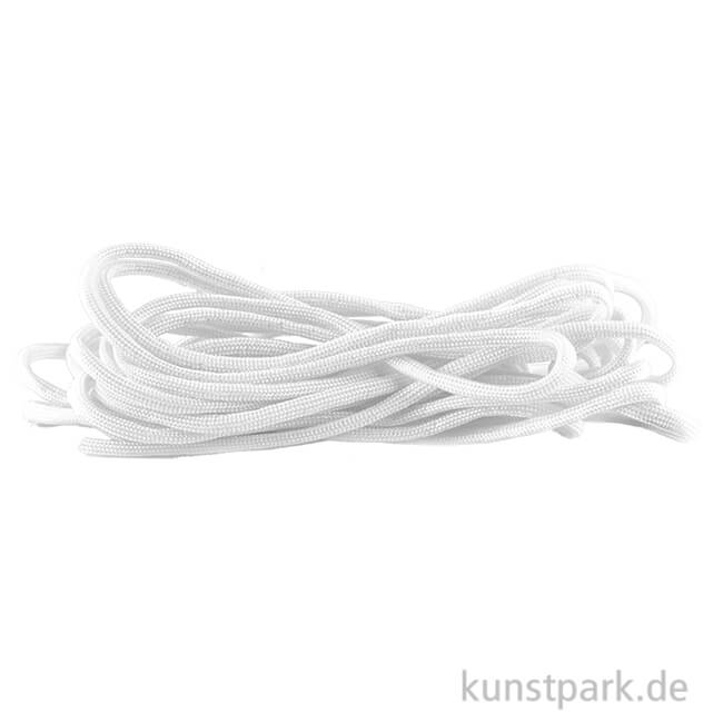 Artikelbild 1 des Artikels “Paracord Schnur - hoch reißfest aus Nylon, 2 x 4 mm, 5 Meter 5 m | Weiß“