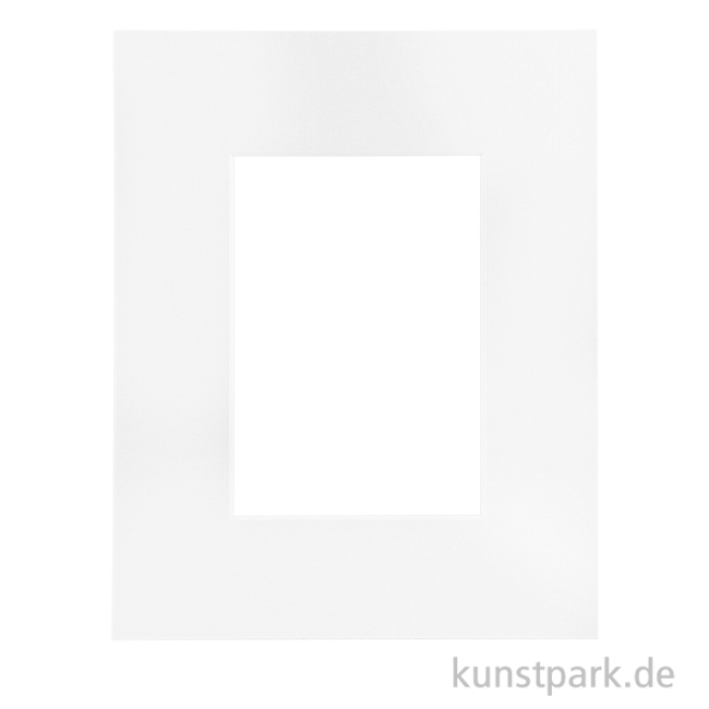 Artikelbild 1 des Artikels “Passepartout Rahmen, Weiß außen 40 x 50 cm / innen 28,5 x 38,5 cm“