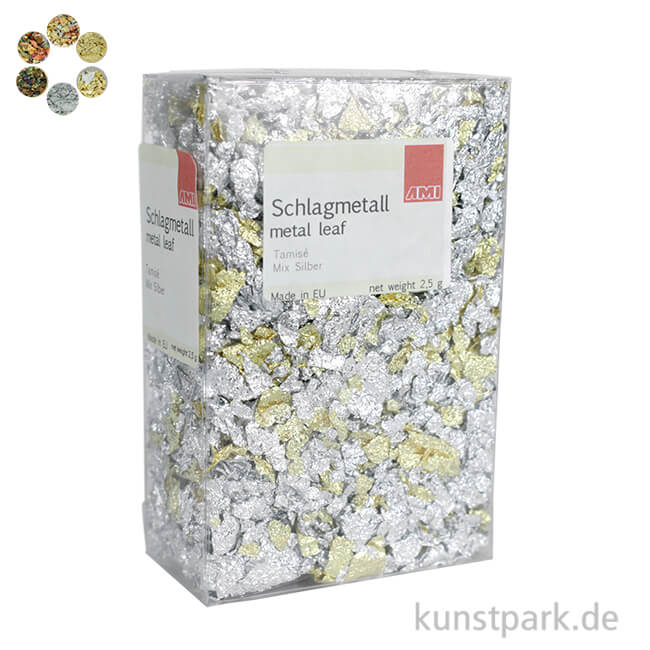 Artikelbild 1 des Artikels “Passione Schlagmetall-Flocken, groß, 3g “