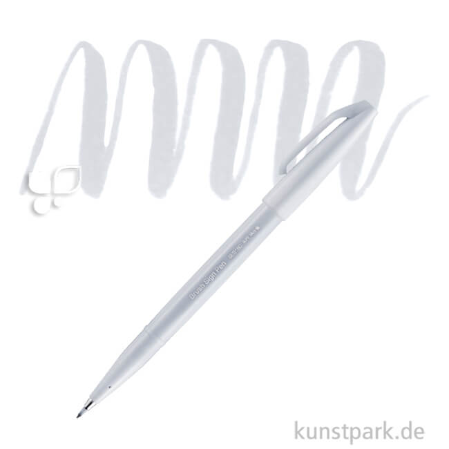 Artikelbild 1 des Artikels “Pentel Arts Brush Sign Pen Einzelstift | Pastell Grau“