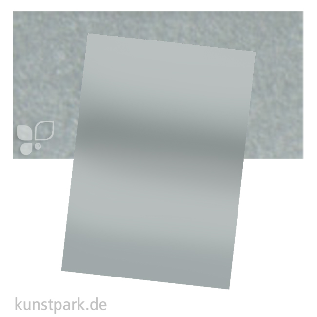Artikelbild 1 des Artikels “Perlmuttkarton DIN A4, 250g/m² Einzelblatt | Silber“