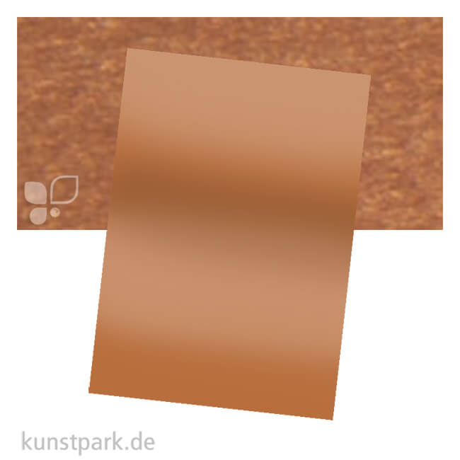Artikelbild 1 des Artikels “Perlmuttkarton DIN A4, 250g/m² Einzelblatt | Kupfer“