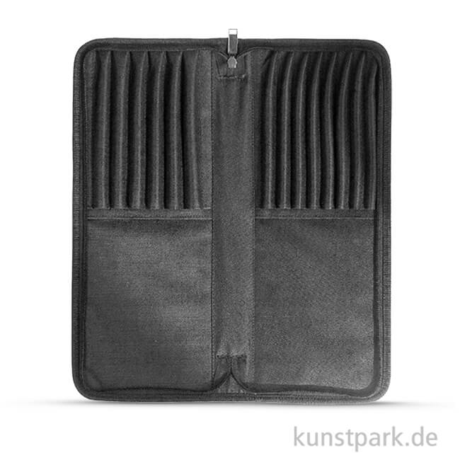 Artikelbild 1 des Artikels “Schwarzes Pinsel-Etui aus Nylongewebe, Größe 14,5 x 37,0 cm “