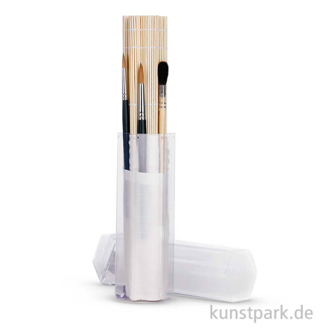 Artikelbild 1 des Artikels “Pinselset AQUARELL, 7 Pinsel mit Drehhülse und Pinselmatte “