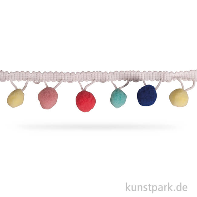 Artikelbild 1 des Artikels “Pompon-Borte - Pastelltöne, 2 m “