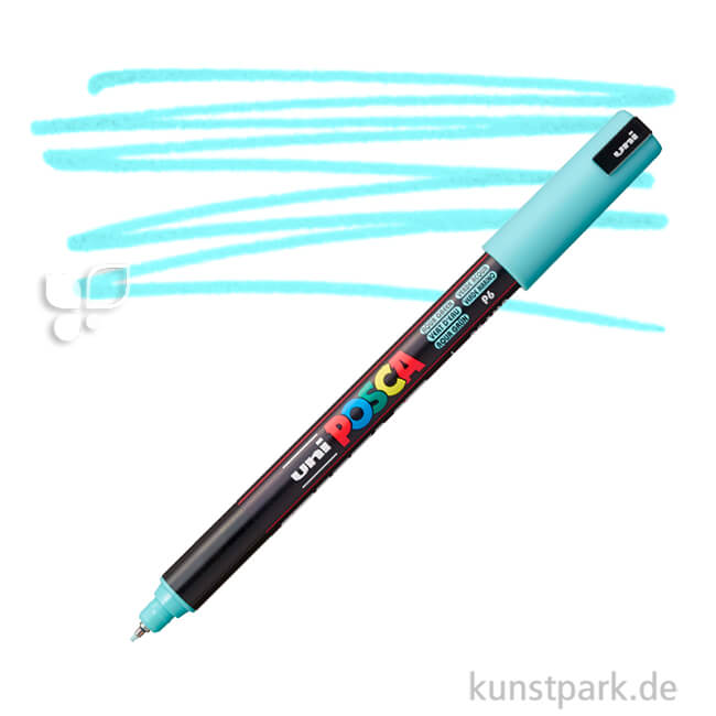 Artikelbild 1 des Artikels “POSCA Marker PC-1MR - extrafein 0,7 mm Einzelstift | Aqua Grün“