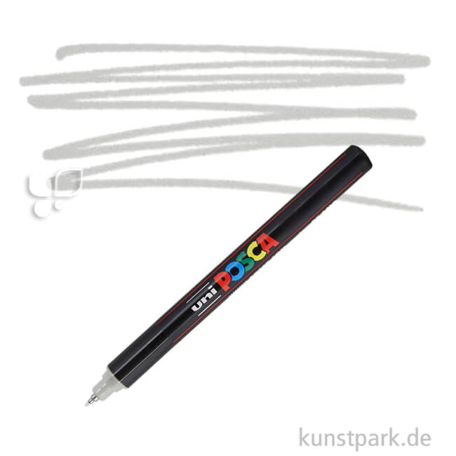 Artikelbild 1 des Artikels “POSCA Marker PC-1MR - extrafein 0,7 mm Einzelstift | Silber“