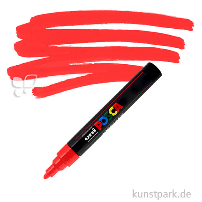 Artikelbild 1 des Artikels “POSCA Marker PC-5M - medium 1,8-2,5 mm Einzelstift | Rot“