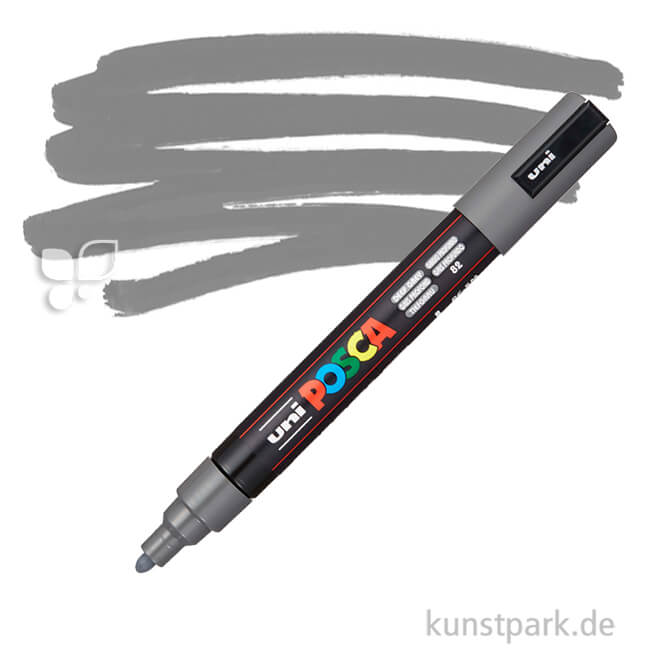 Artikelbild 1 des Artikels “POSCA Marker PC-5M - medium 1,8-2,5 mm Einzelstift | Tiefgrau“