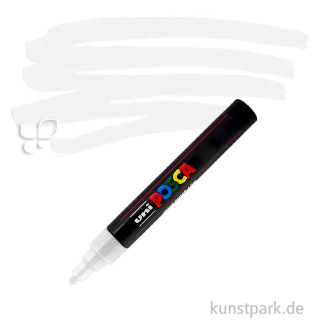 Artikelbild 1 des Artikels “POSCA Marker PC-5M - medium 1,8-2,5 mm Einzelstift | Weiß“