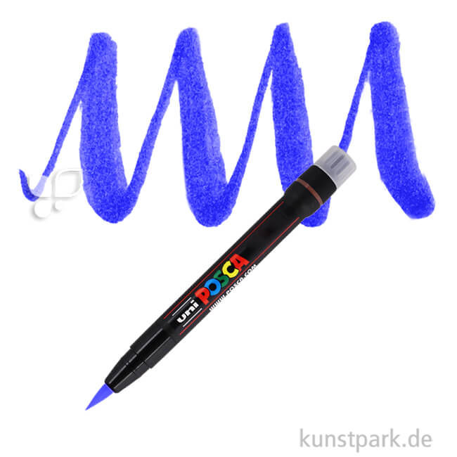 Artikelbild 1 des Artikels “POSCA Marker PCF-350 - Brush 0,1-10 mm Einzelstift | Blau“