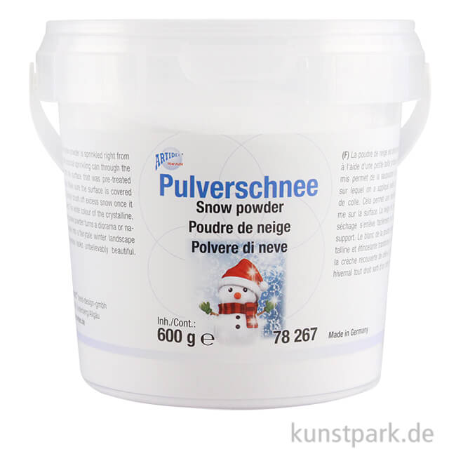 Artikelbild 1 des Artikels “Pulverschnee, extra fein für gleichmässige Schneedecken 600 g“
