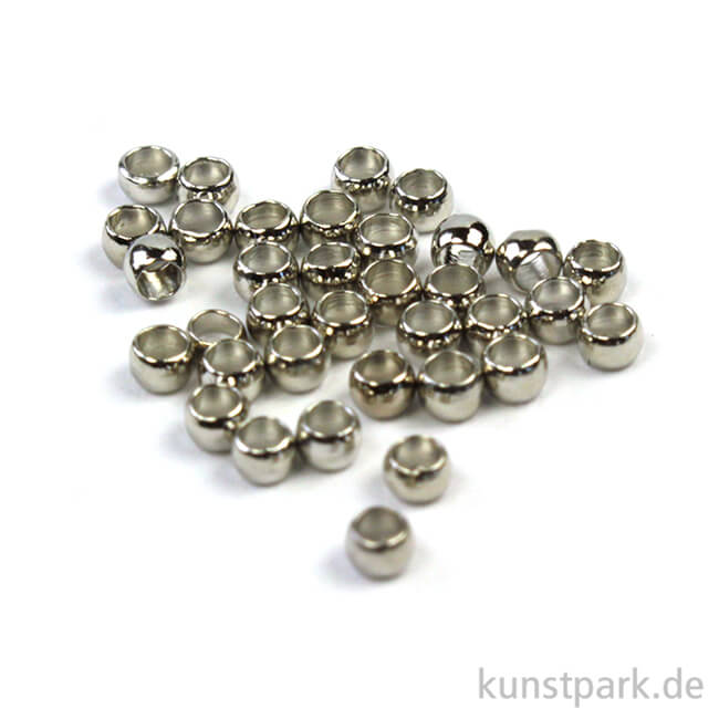 Artikelbild 1 des Artikels “Quetschperle - Platin innen 1,4 außen 2,0 - 35 Stück“