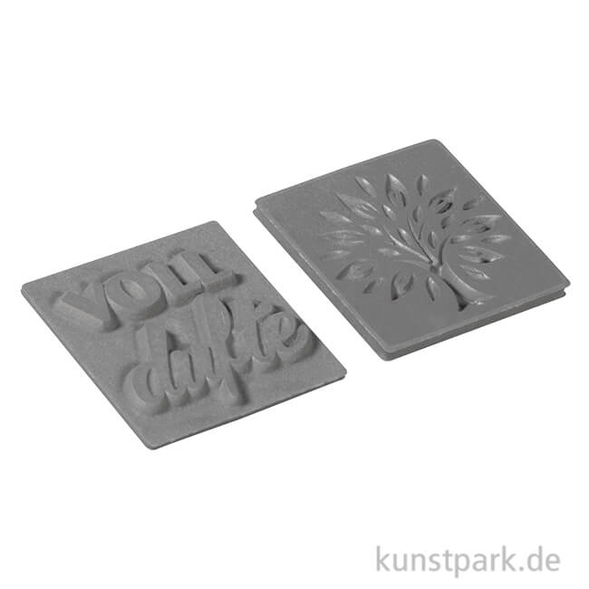Artikelbild 1 des Artikels “Seifenstempel - Lebensbaum + voll dufte - 25x25 mm, 2 Stück “