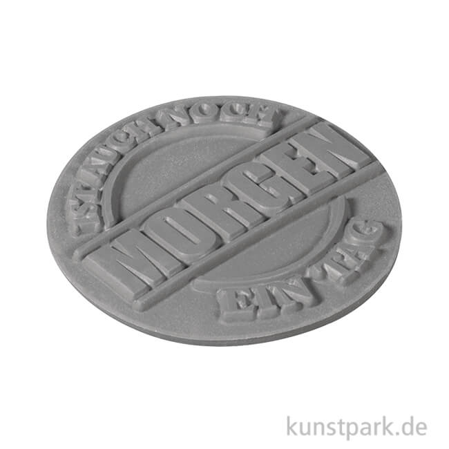 Artikelbild 1 des Artikels “Seifenstempel - Morgen ist auch noch, rund 45 mm, 1 Stück “