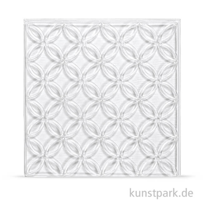 Artikelbild 1 des Artikels “Relief-Eingießplatte für Fliese - Blumenzirkel “