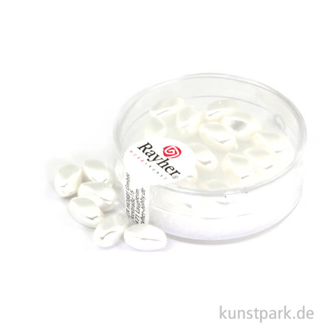 Artikelbild 1 des Artikels “Renaissance-Olive - 9 x 6 mm - 20 Stück Dose | Schneeweiß“