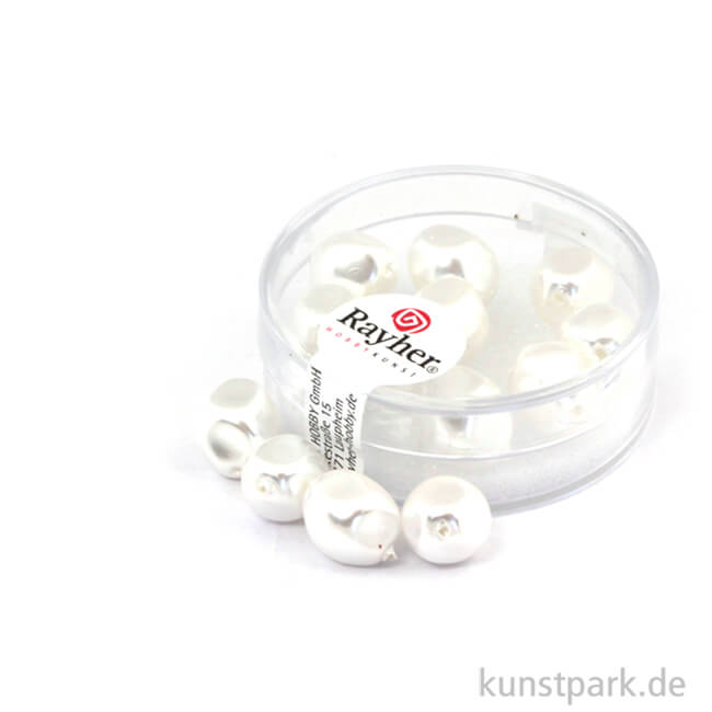 Artikelbild 1 des Artikels “Renaissance-Perle - 9 mm - 13 Stück Schneeweiß“