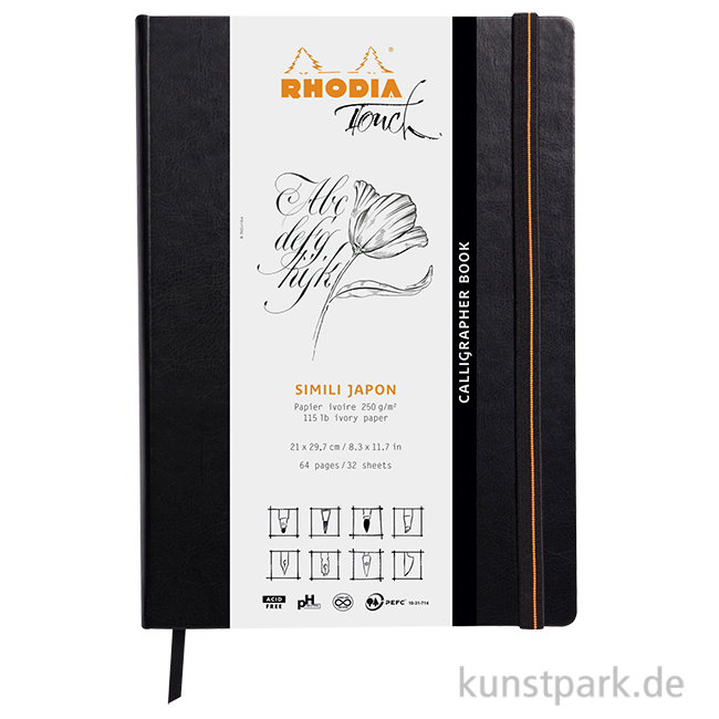 Artikelbild 1 des Artikels “Rhodia Calligrapher Book, DIN A4, 250 g/m², 32 Blatt “