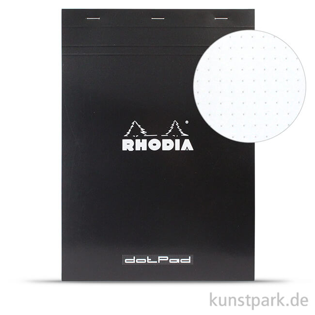 Artikelbild 1 des Artikels “Rhodia dotPad Zeichenblock - Schwarz, 80g, 80 Blatt DIN A4“