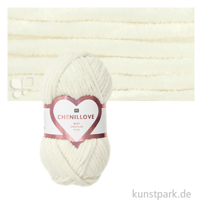 Artikelbild 1 des Artikels “Rico Garn - Creative Chenillove, 100g, 110m Farbe | Creme“