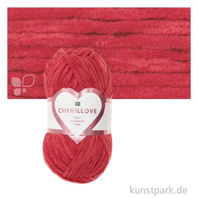 Artikelbild 1 des Artikels “Rico Garn - Creative Chenillove, 100g, 110m Farbe | Rot“