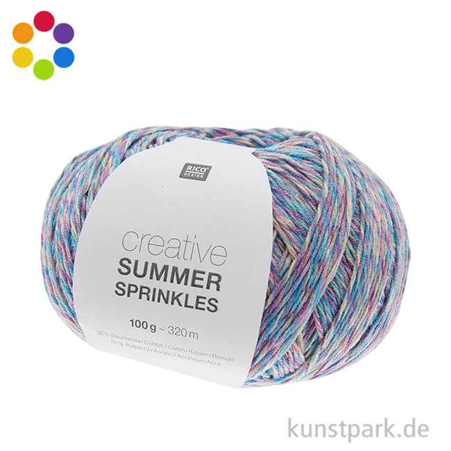 Artikelbild 1 des Artikels “Rico Garn - Creative Summer Sprinkles, 100g, 320m “