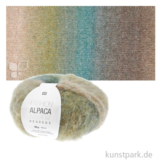Artikelbild 1 des Artikels “Rico Garn - Fashion Alpaca Superfine Heavens, 50g, 140m Farbe | Moss“