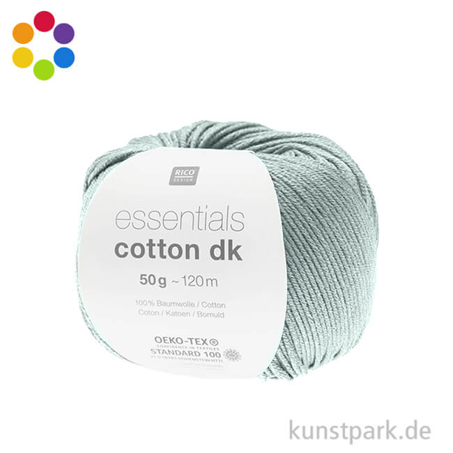 Artikelbild 1 des Artikels “Rico Wolle - Essentials Cotton dk, 100% Baumwolle, 50g, 120m “