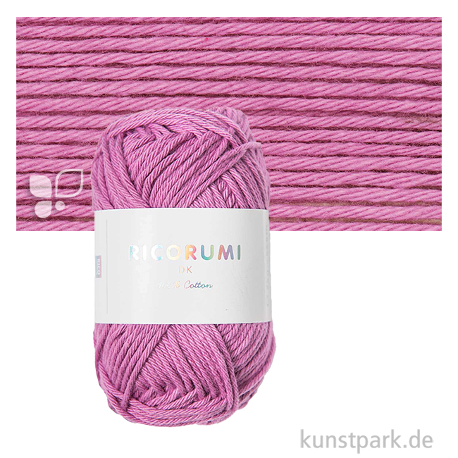 Artikelbild 1 des Artikels “Ricorumi Garn für Amigurumi, dk, 100% Baumwolle, 25g Farbe | Orchidee“