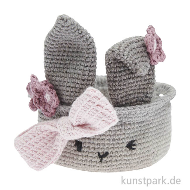 Artikelbild 1 des Artikels “Ricorumi Häkelset - Osterkörbchen, Grau “