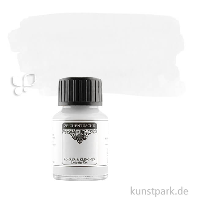 Artikelbild 1 des Artikels “Rohrer & Klingner Zeichentusche 50 ml Einzelfarbe | 710 Weiß“
