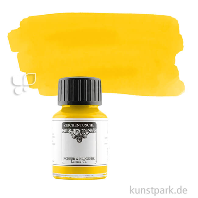 Artikelbild 1 des Artikels “Rohrer & Klingner Zeichentusche 50 ml Einzelfarbe | 720 Goldgelb“