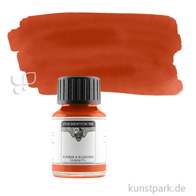 Artikelbild 1 des Artikels “Rohrer & Klingner Zeichentusche 50 ml Einzelfarbe | 763 Siena gebrannt“