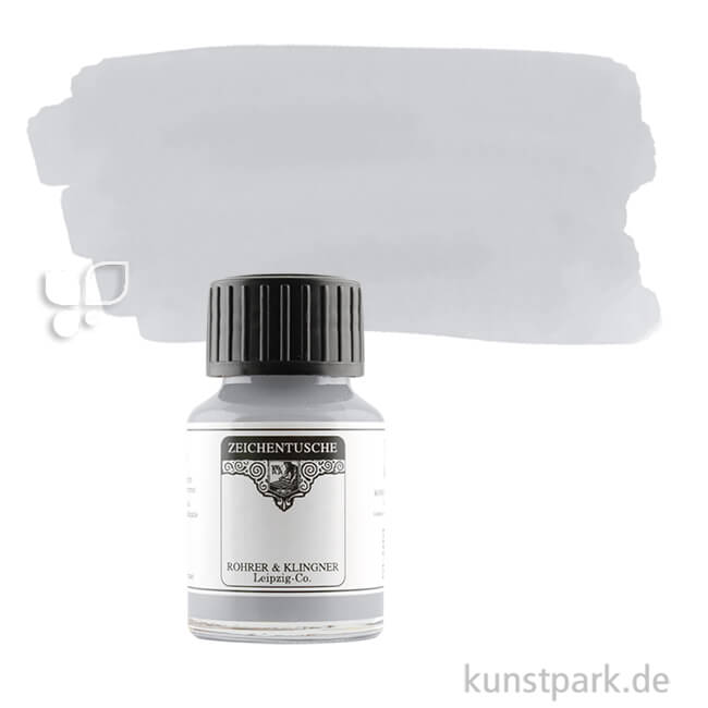 Artikelbild 1 des Artikels “Rohrer & Klingner Zeichentusche 50 ml Einzelfarbe | 801 Silber“