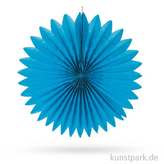 Artikelbild 1 des Artikels “Rosetten aus Papier 40 cm | Azurblau“