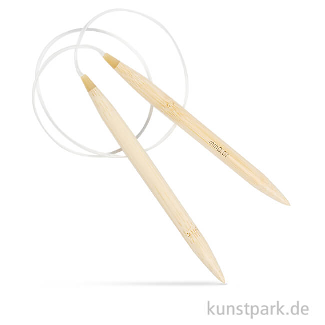 Artikelbild 1 des Artikels “Rundstricknadel aus Bambus - Länge 80 cm, 1 Paar Nr. 10“