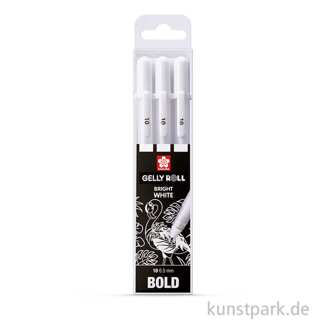Artikelbild 1 des Artikels “Sakura Gelly Roll 3er Set - weiß Bold “