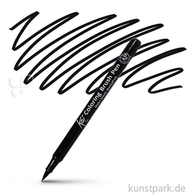 Artikelbild 1 des Artikels “Sakura Koi Coloring Brush Pen Einzelstift | Black“