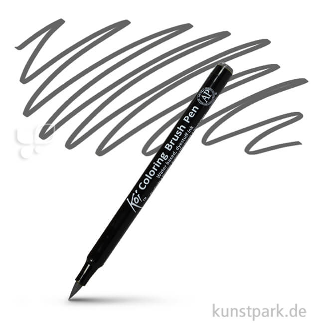 Artikelbild 1 des Artikels “Sakura Koi Coloring Brush Pen Einzelstift | Dark Warm Gray“
