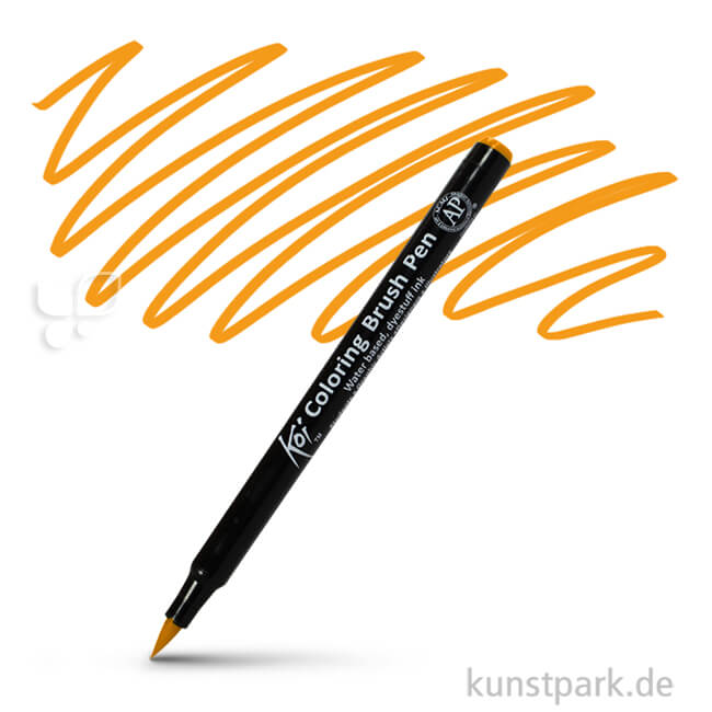 Artikelbild 1 des Artikels “Sakura Koi Coloring Brush Pen Einzelstift | Orange“