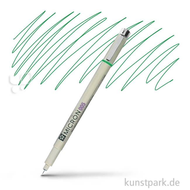 Artikelbild 1 des Artikels “Sakura PIGMA Micron Fineliner 0,2 mm Einzelstift | 29 Grün“