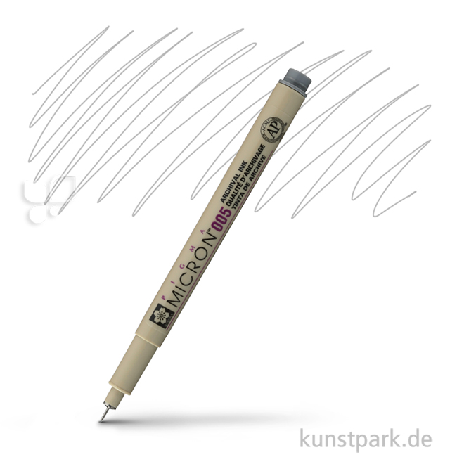 Artikelbild 1 des Artikels “Sakura PIGMA Micron Fineliner 0,2 mm Einzelstift | 44 Kaltgrau“