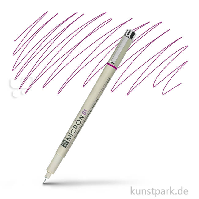 Artikelbild 1 des Artikels “Sakura PIGMA Micron Fineliner 0,25 mm Einzelstift | 24 Lila“