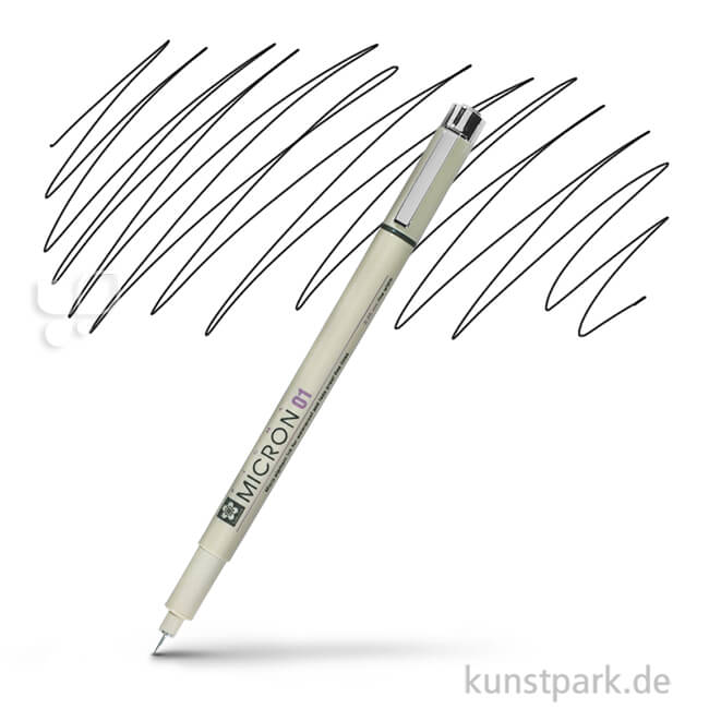 Artikelbild 1 des Artikels “Sakura PIGMA Micron Fineliner 0,25 mm Einzelstift | 49 Schwarz“