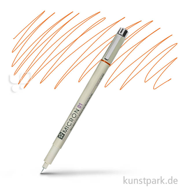 Artikelbild 1 des Artikels “Sakura PIGMA Micron Fineliner 0,25 mm Einzelstift | 5 Orange“