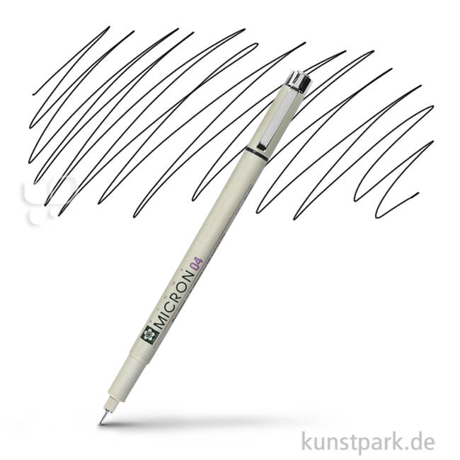 Artikelbild 1 des Artikels “Sakura PIGMA Micron Fineliner 0,4 mm Einzelstift | 49 Schwarz“