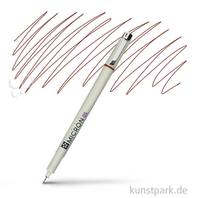 Artikelbild 1 des Artikels “Sakura PIGMA Micron Fineliner 0,45 mm Einzelstift | 12 Braun“